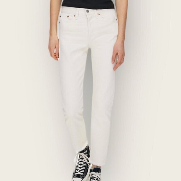 Levi's Wedgie Icon Jeans Off White - Picture 14 of 14